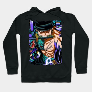 RORONOA ZORO MERCH VTG Hoodie